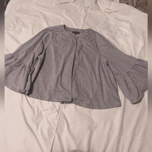 LANE BRAYANT BLAZER WITH PEARLS